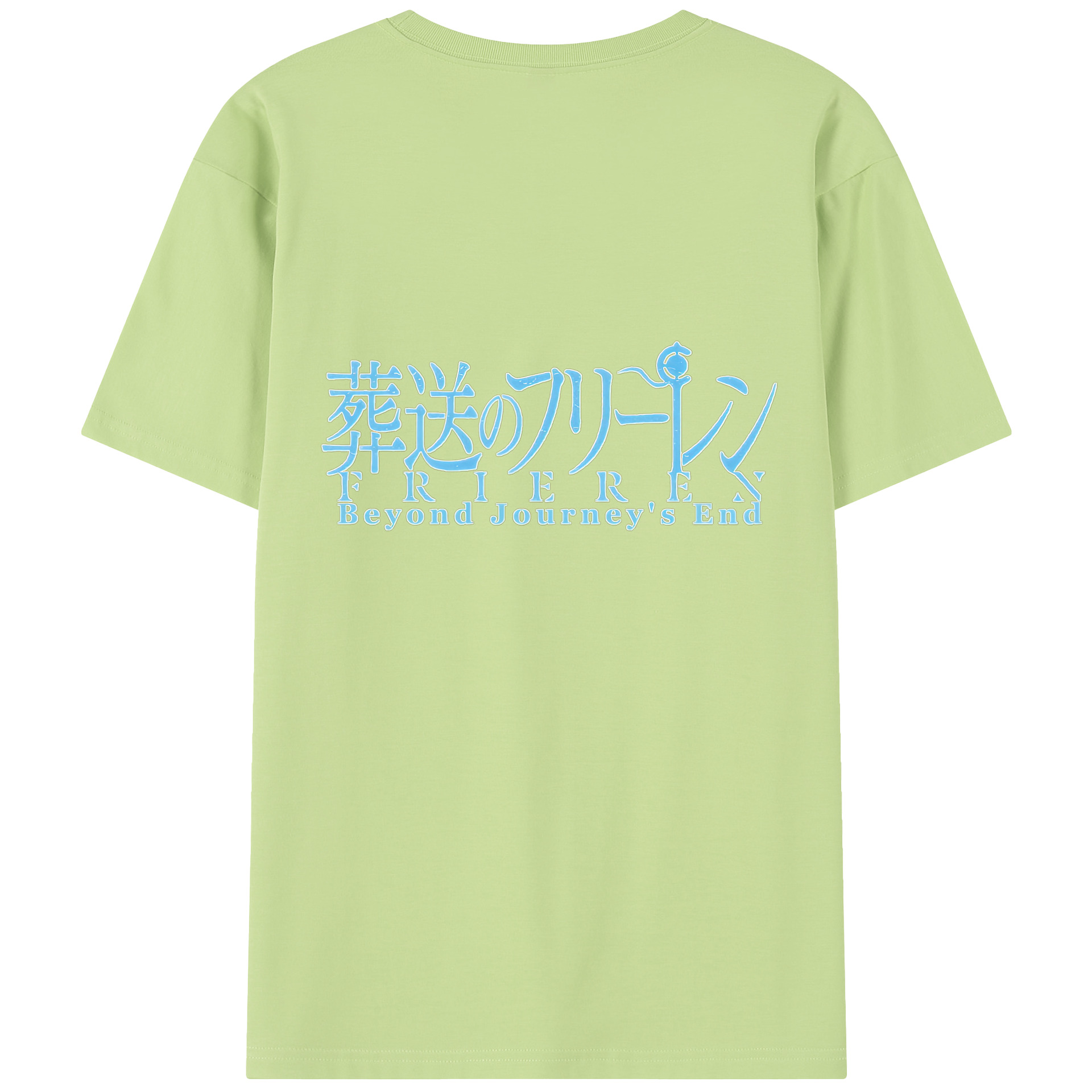 （画像用） 葬送のフリーレン Frieren 綿100％半袖Tシャツ（背面プリント）
